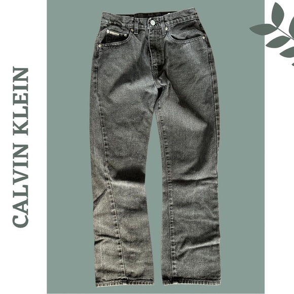 Vintage Calvin Klein Faded Black
Jeans Size  5 - Picture 1 of 6